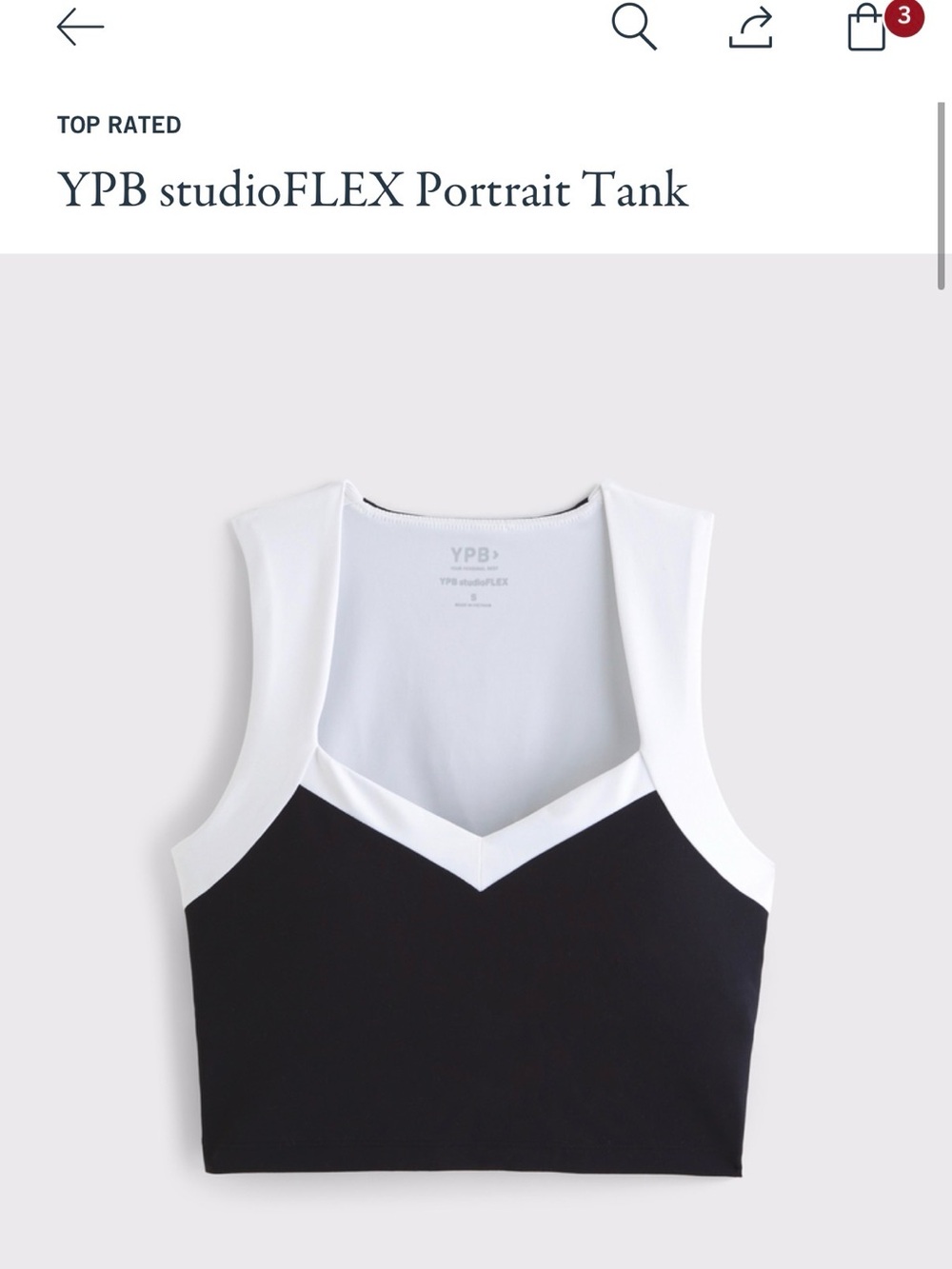 studioFLEX Black & White Portrait Tank